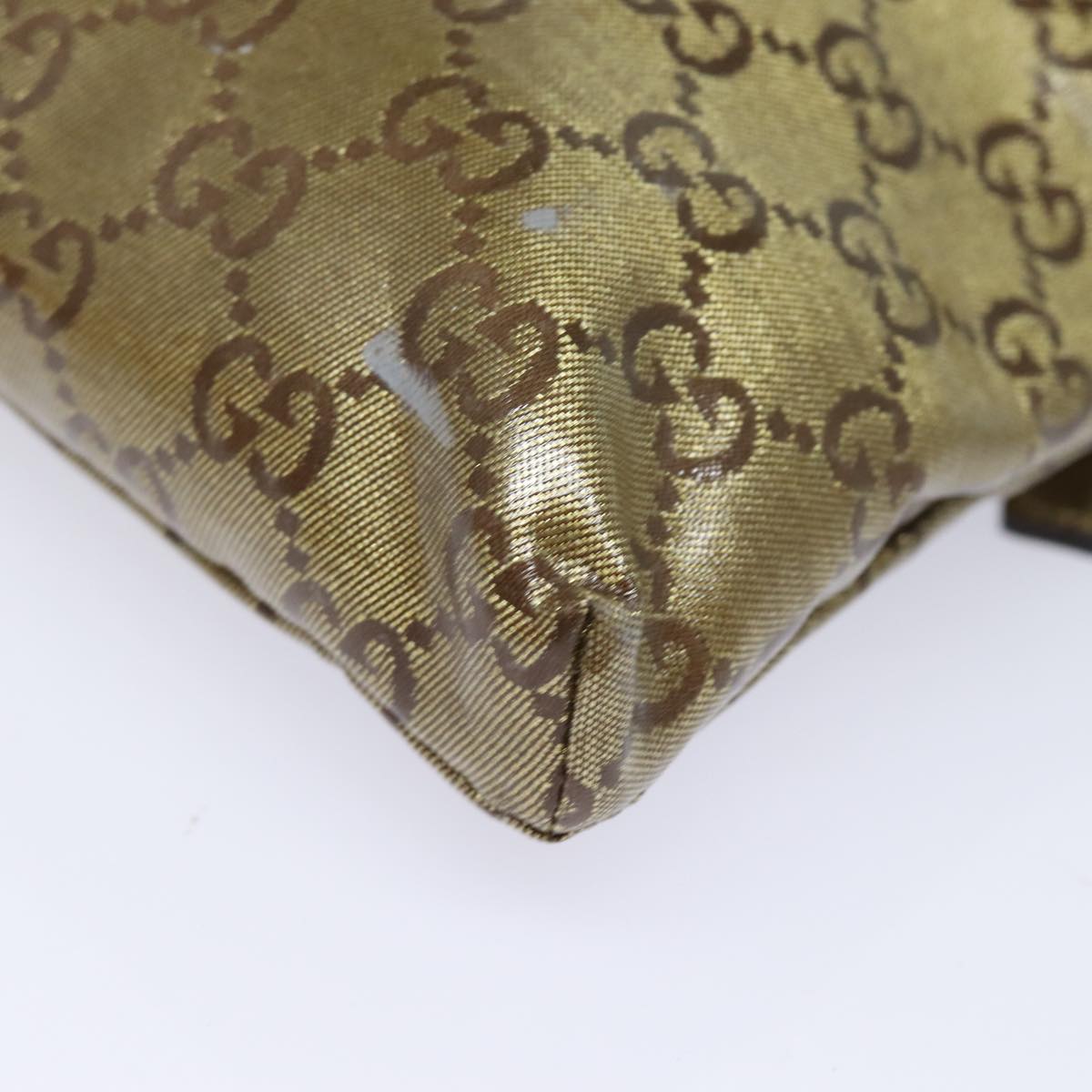 GUCCI GG Crystal Waist bag Gold 28566 85723