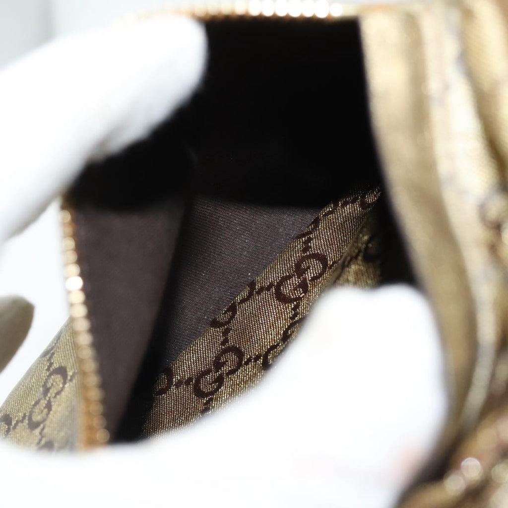 GUCCI GG Crystal Waist bag Gold 28566 85723