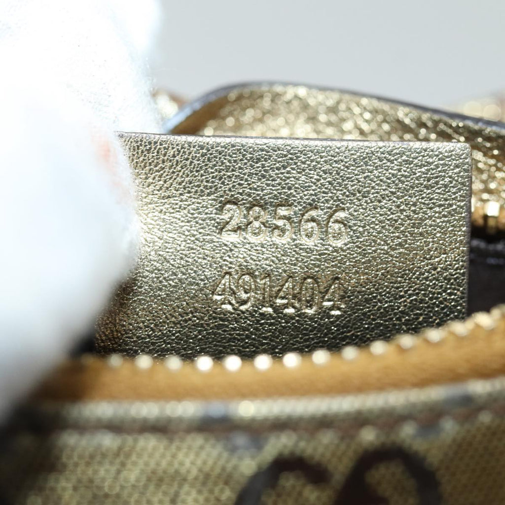GUCCI GG Crystal Waist bag Gold 28566 85723