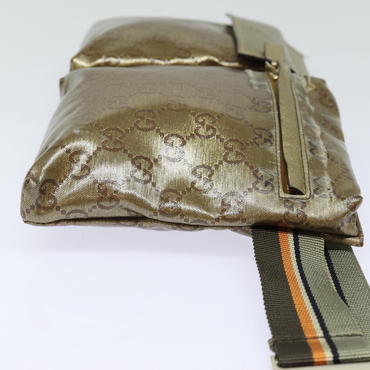 GUCCI GG Crystal Waist bag Gold 28566 85723