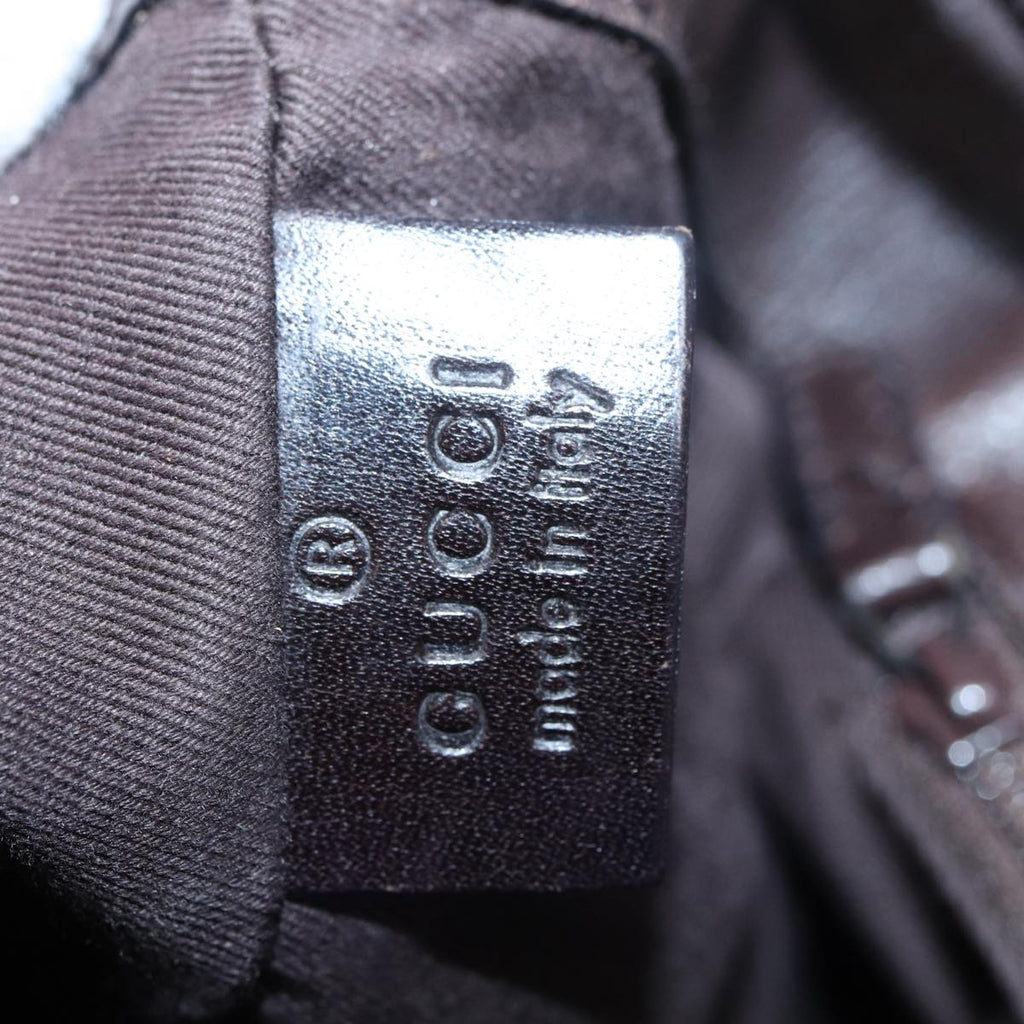 GUCCI GG Canvas Shoulder Bag Black 101341 85814