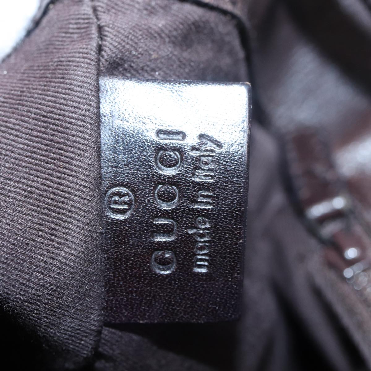 GUCCI GG Canvas Shoulder Bag Black 101341 85814