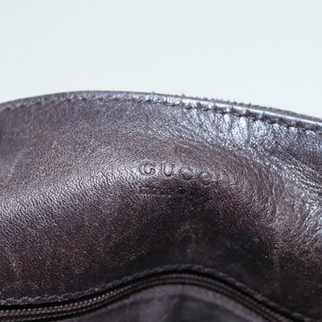 GUCCI GG Canvas Shoulder Bag Black 101341 85814
