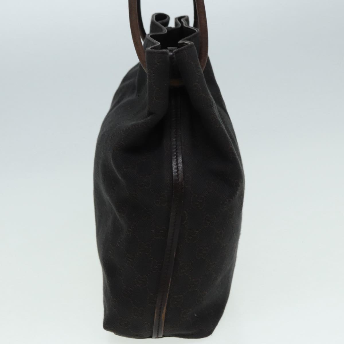 GUCCI GG Canvas Shoulder Bag Black 101341 85814