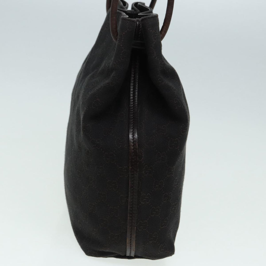 GUCCI GG Canvas Shoulder Bag Black 101341 85814