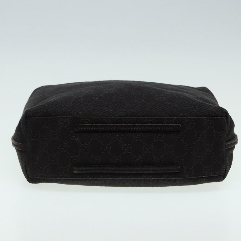 GUCCI GG Canvas Shoulder Bag Black 101341 85814