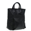 GUCCI Hand Bag Leather Black Silver 85832