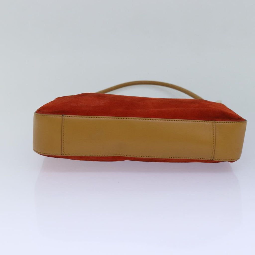 GUCCI Shoulder Bag Suede Red Gold 001 3812 2123 85865