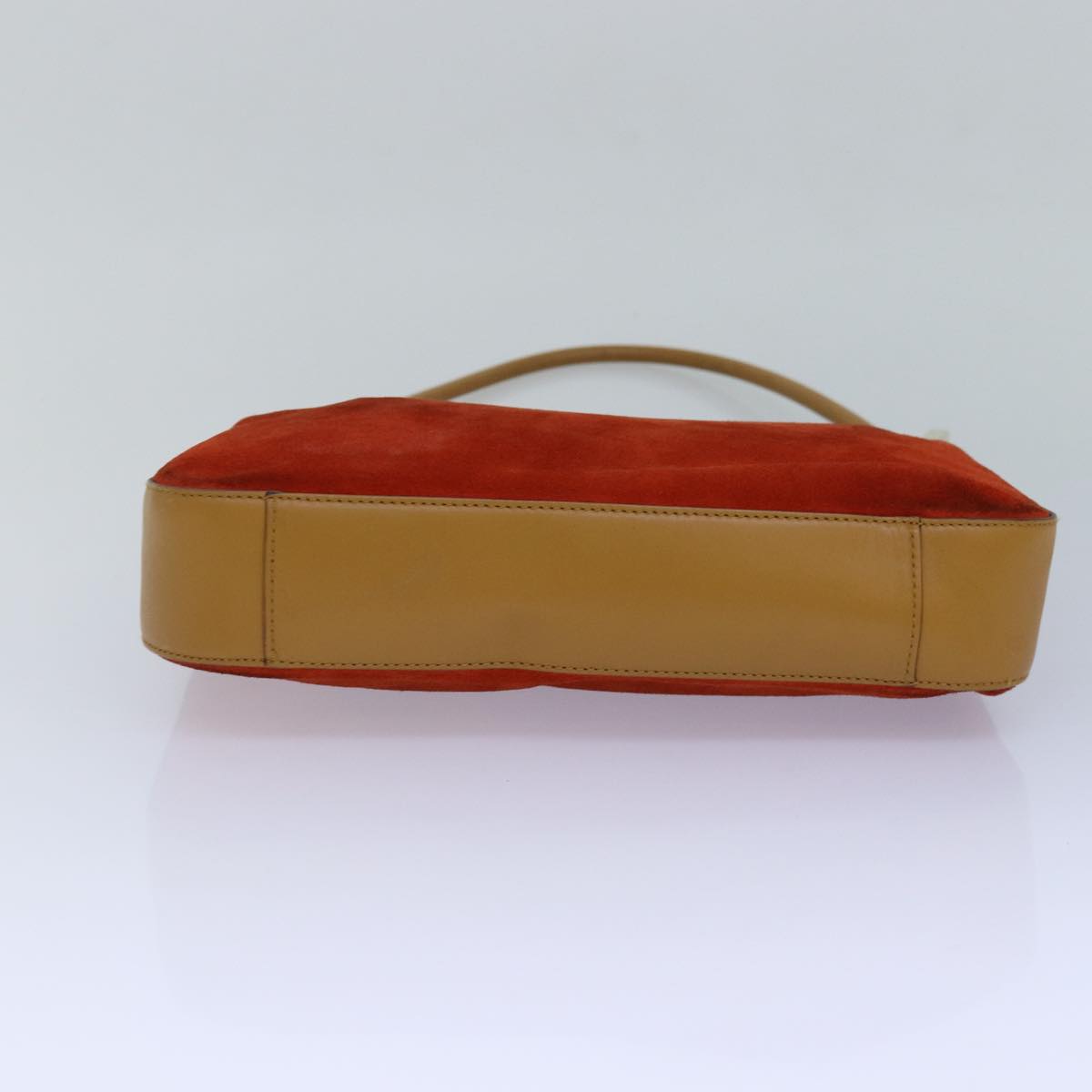 GUCCI Shoulder Bag Suede Red Gold 001 3812 2123 85865