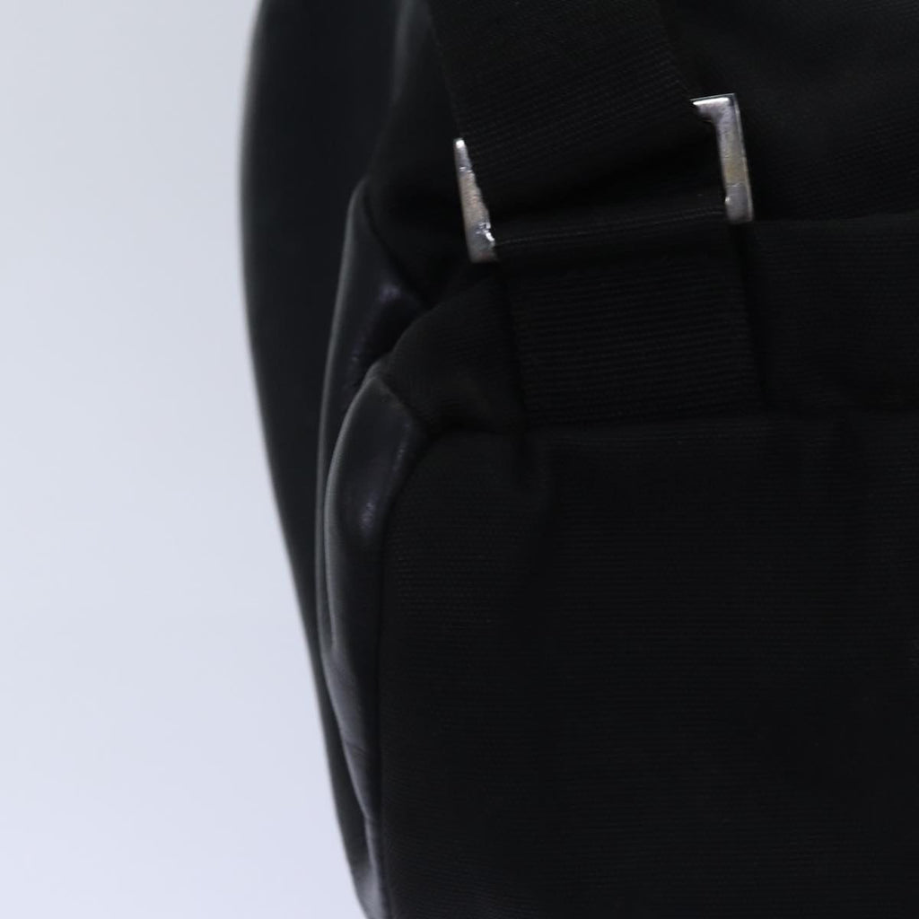 GUCCI Backpack Nylon Leather Black 85892