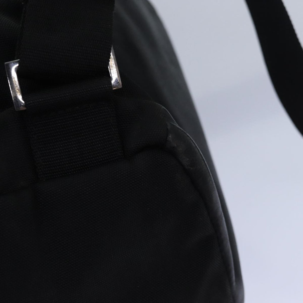 GUCCI Backpack Nylon Leather Black 85892