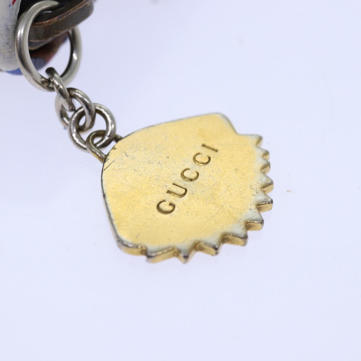 GUCCI GG Supreme Long Wallet PVC Beige Silver Beige 473909 85893