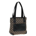 GUCCI GG Canvas Shoulder Bag Navy Silver 019 0402 1705 85896
