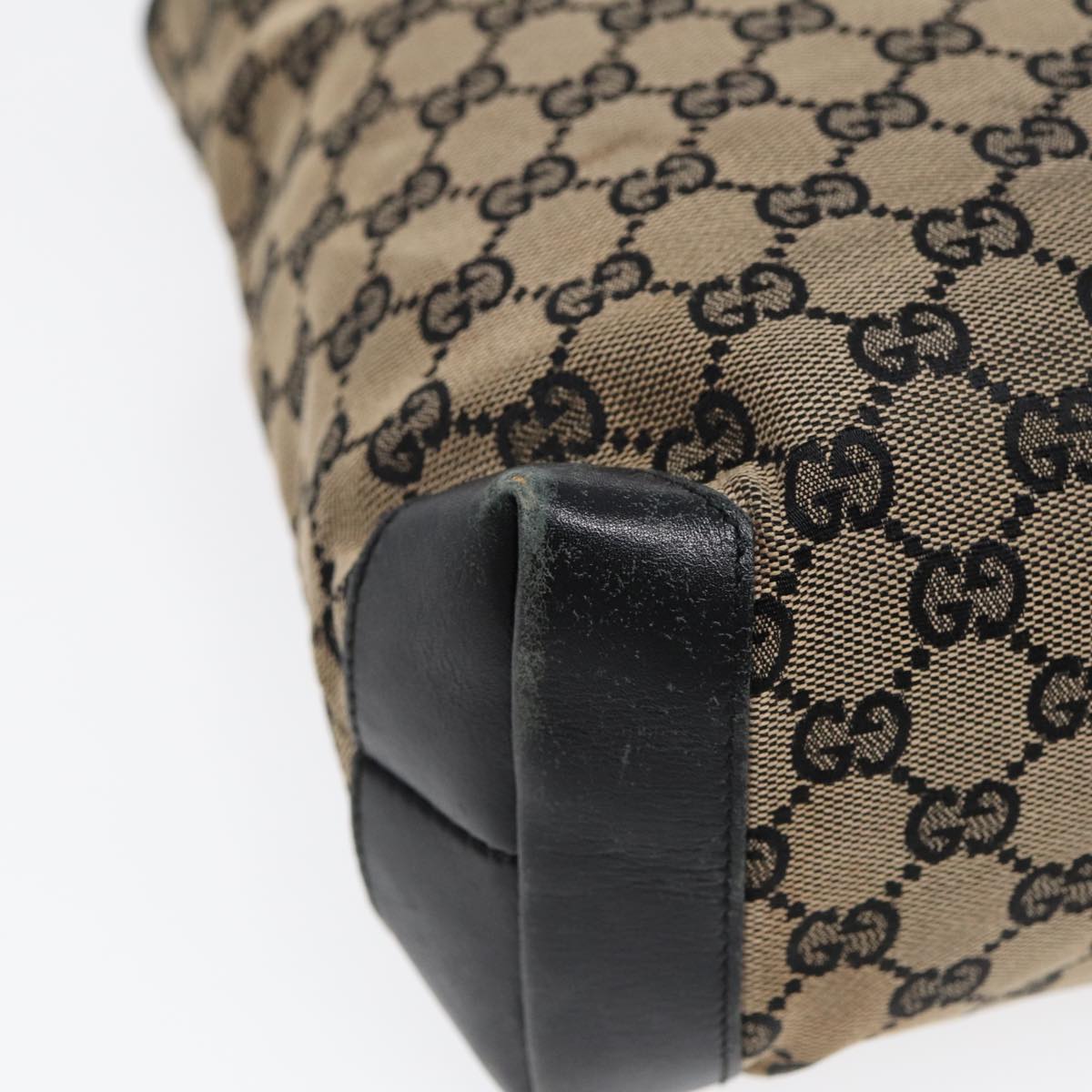 GUCCI GG Canvas Shoulder Bag Navy Silver 019 0402 1705 85896