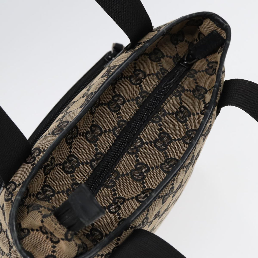 GUCCI GG Canvas Shoulder Bag Navy Silver 019 0402 1705 85896