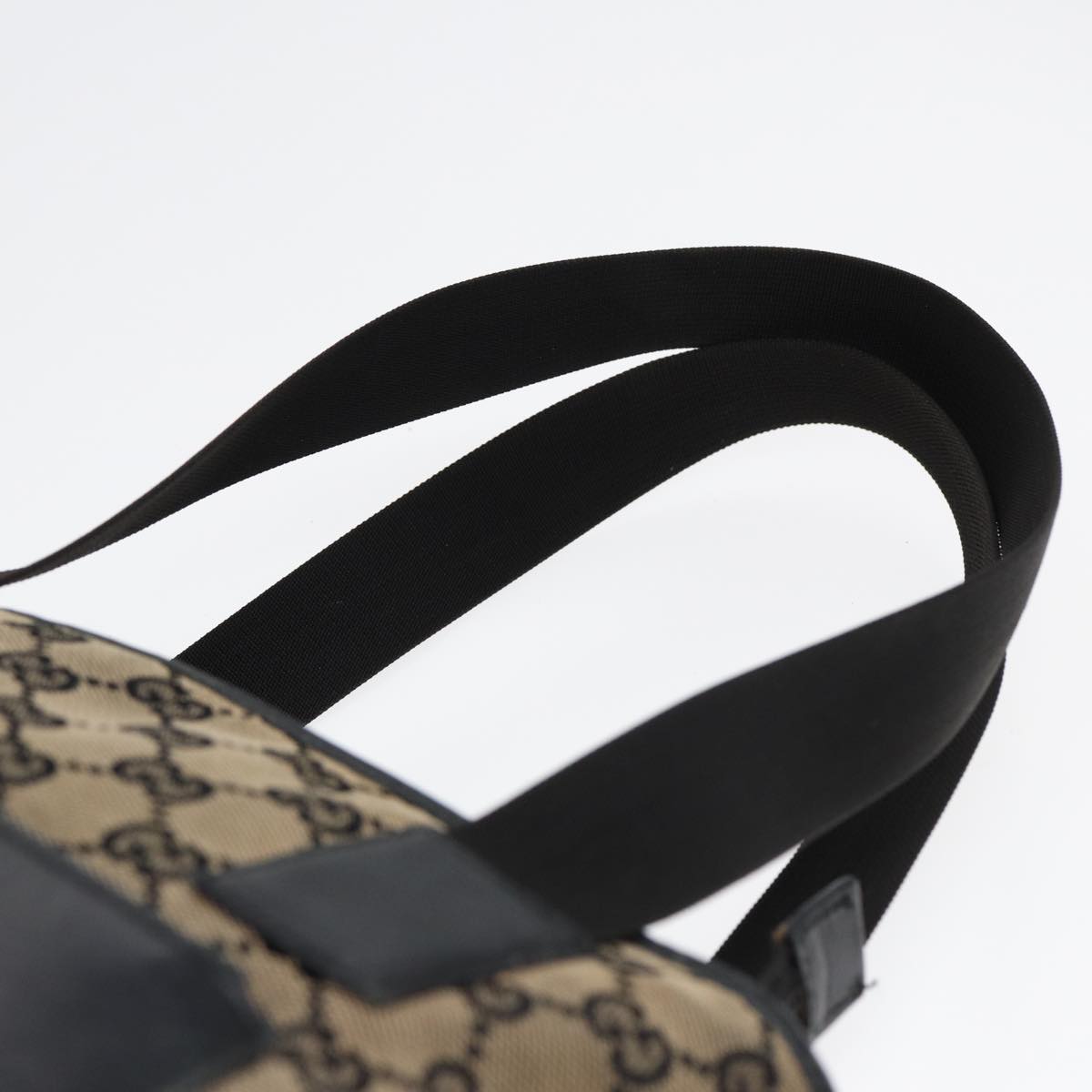 GUCCI GG Canvas Shoulder Bag Navy Silver 019 0402 1705 85896