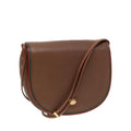 GUCCI Shoulder Bag Leather Brown Gold 001 261 1089 85976