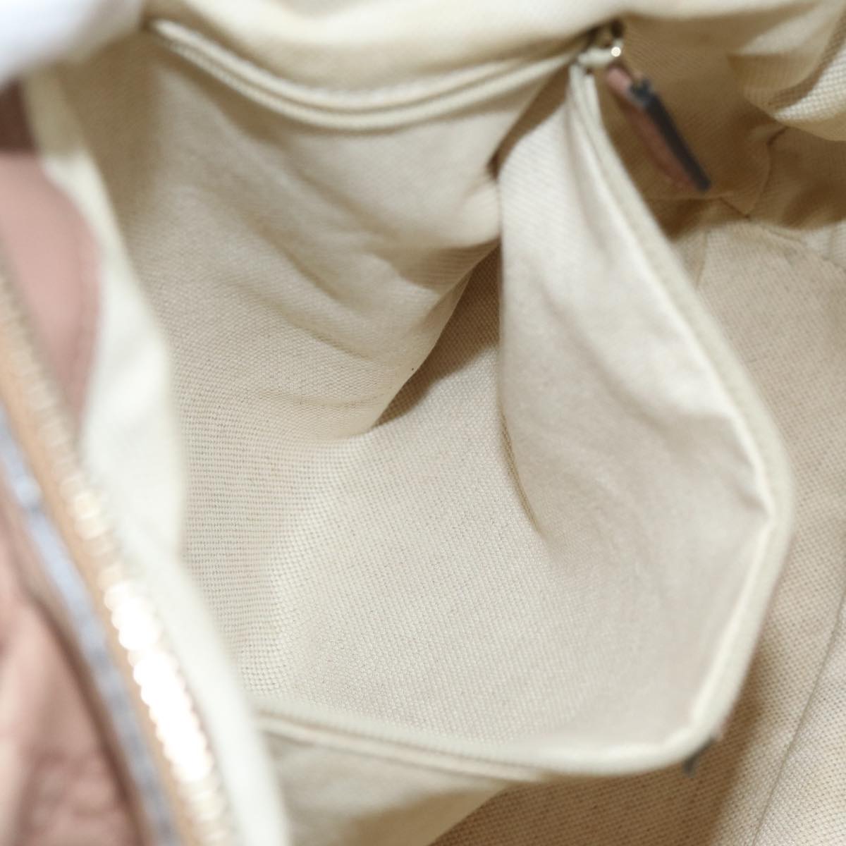 GUCCI GG Canvas Guccissima Hand Bag Leather 2way Pink Gold 247902 85982