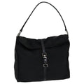 GUCCI Jackie Shoulder Bag Nylon Black Silver 001 3355 85992