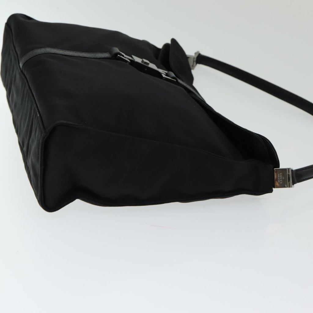 GUCCI Jackie Shoulder Bag Nylon Black Silver 001 3355 85992