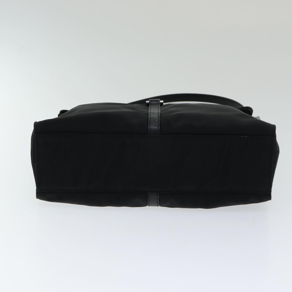 GUCCI Jackie Shoulder Bag Nylon Black Silver 001 3355 85992