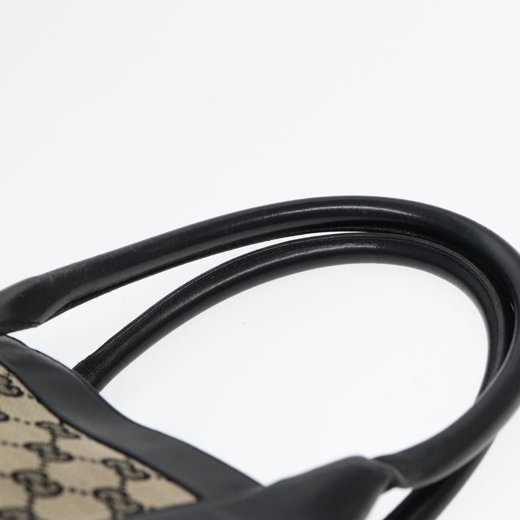 GUCCI GG Canvas Hand Bag Navy Gold 002 1119 85995