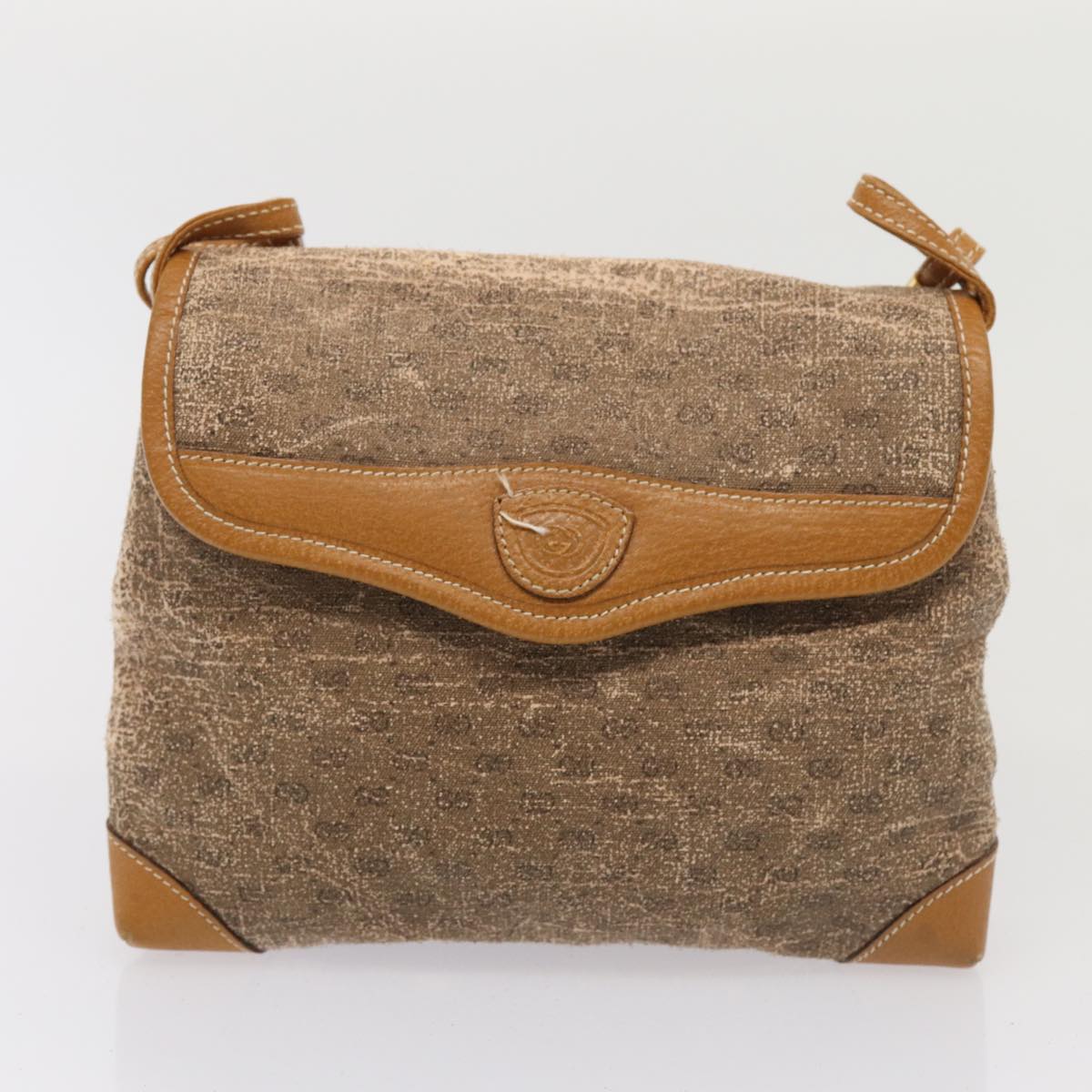 GUCCI GG Supreme Micro GG Supreme Tote Bag PVC Leather 2Set Beige 85999