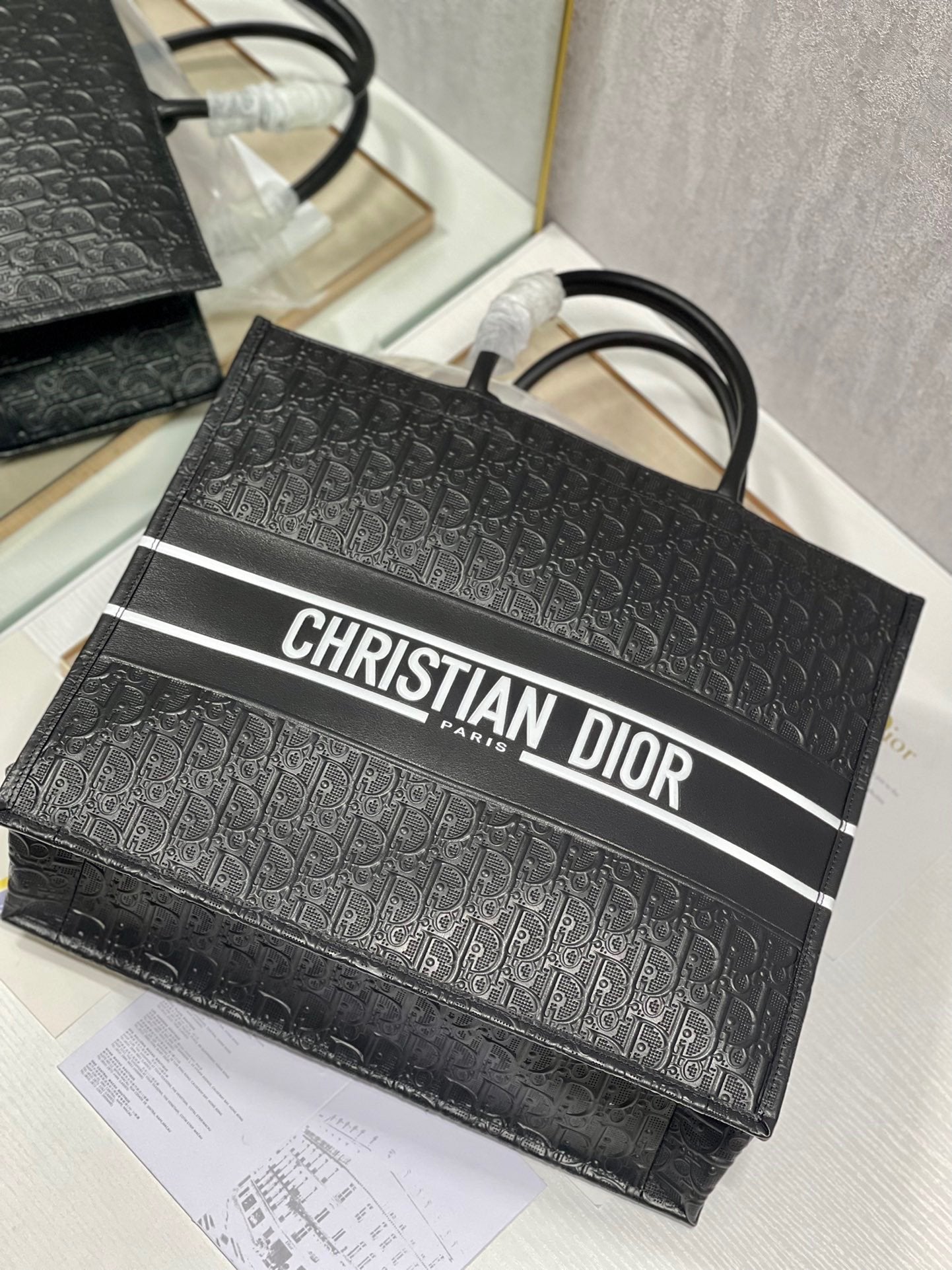 GLAMI Large Book Tote Black, For Women, WomenÃ¢â‚¬â„¢s Handbags 16.5in/42cm CD M1286ZWSO_M900