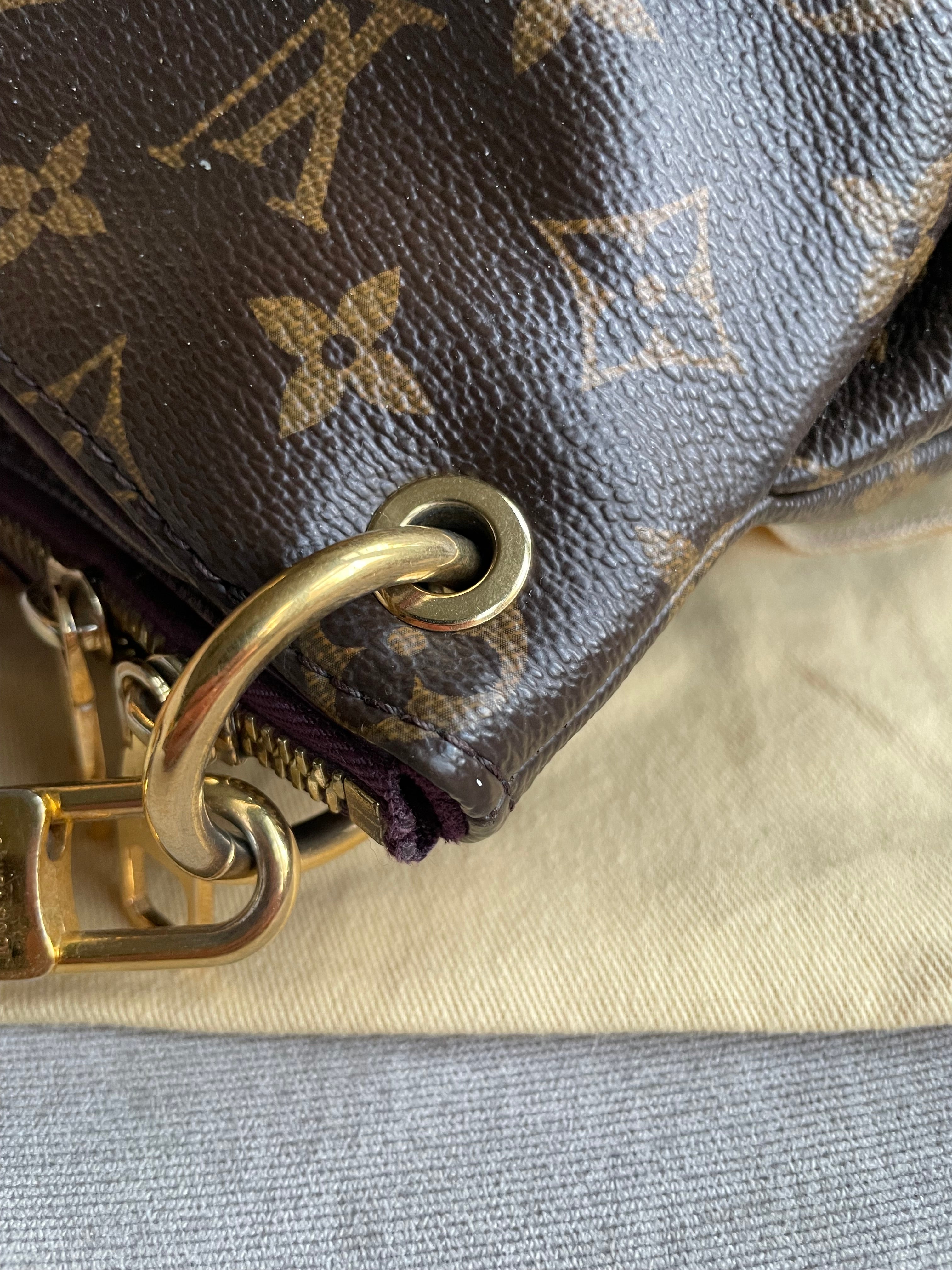 Louis Vuitton Pallas Tote in Monogram and Grape (RRP £1960)