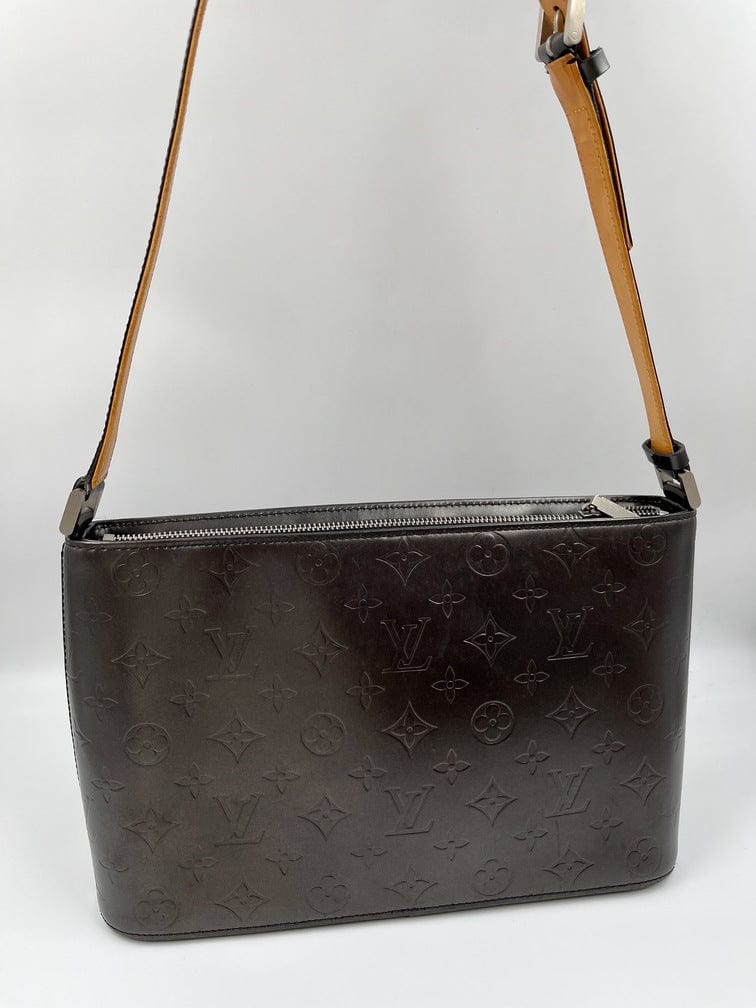 Louis Vuitton Mat Allston Handbag Monogram Vernis