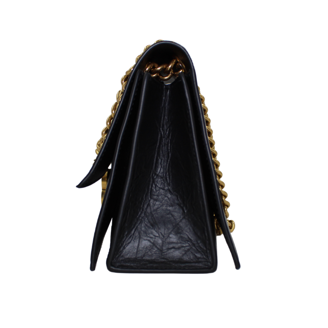 Balenciaga Crush Small Quilted Chain Bag