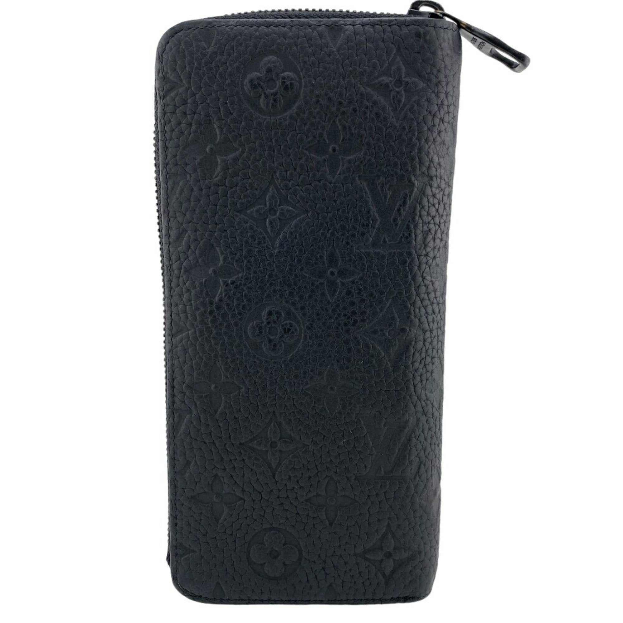 Louis Vuitton Zippy Wallet Vertical  Leather Wallet
