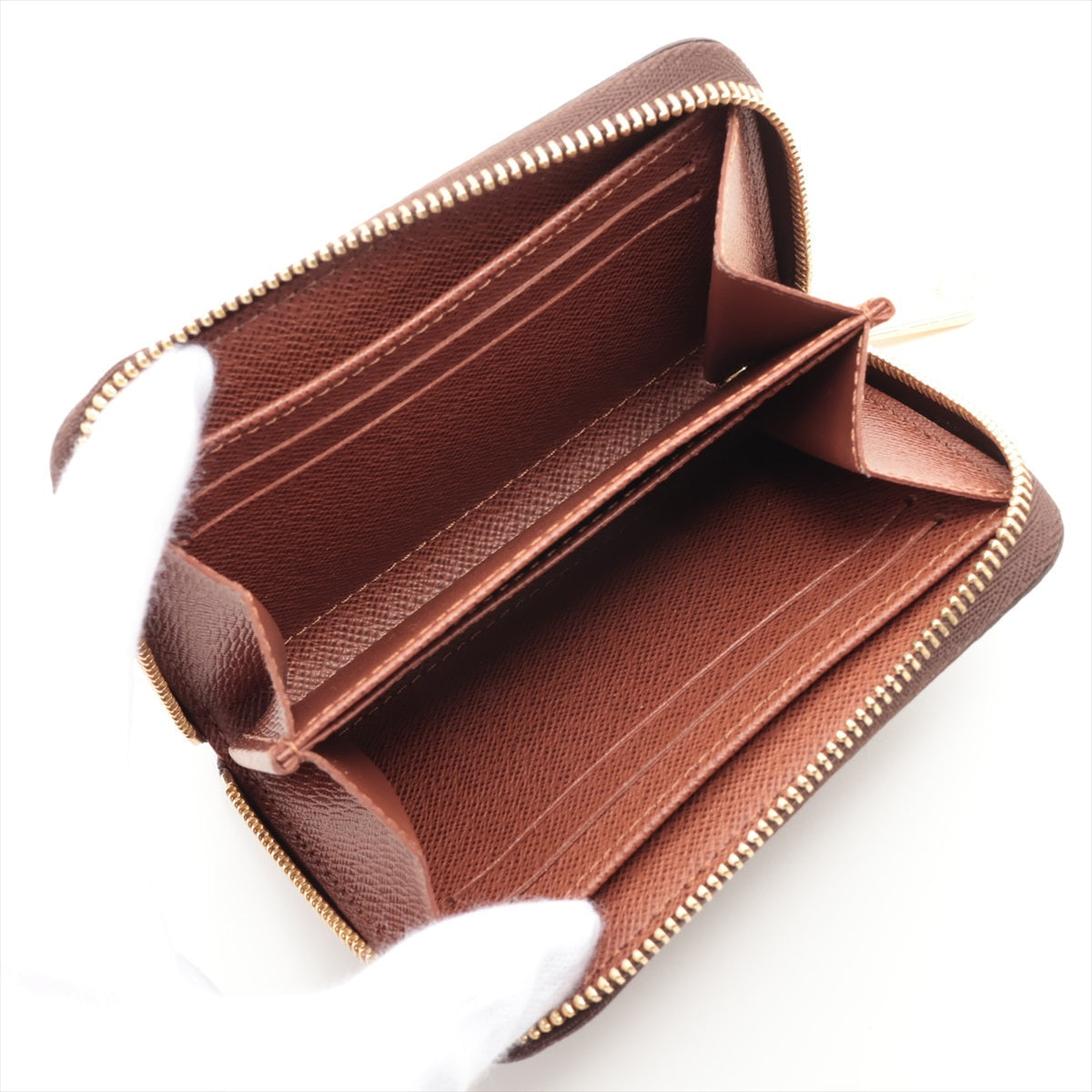 Louis Vuitton Monogram Zippy Coinpace M60067 Brown Coinpace