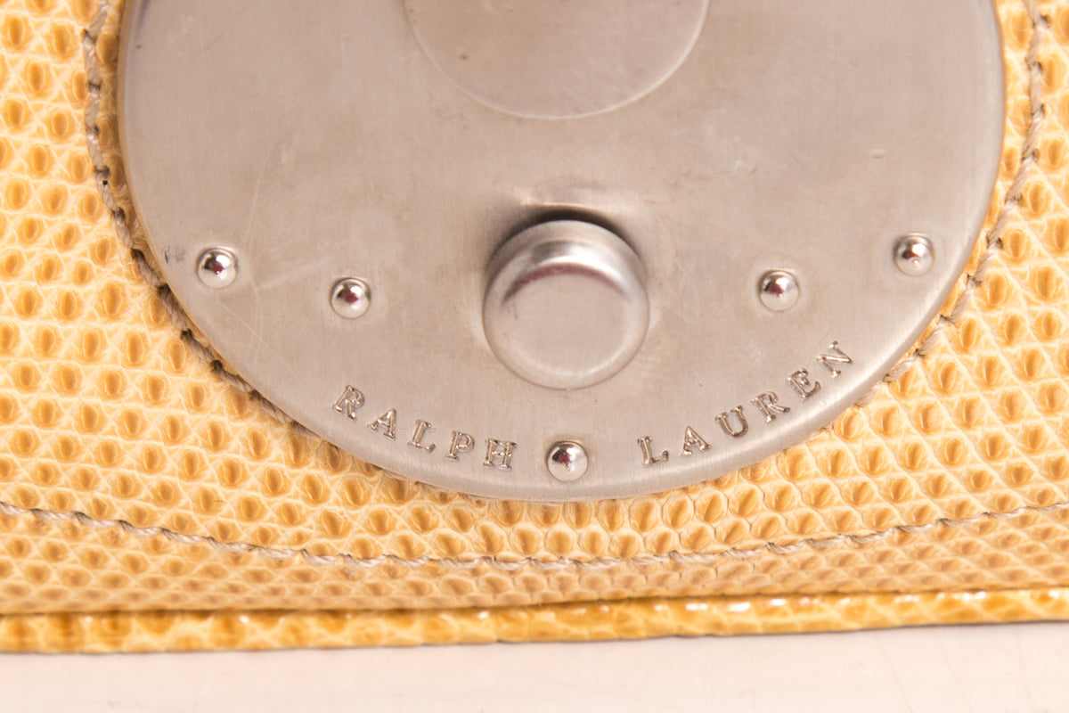 Ralph Lauren Taupe Lizard Handbag