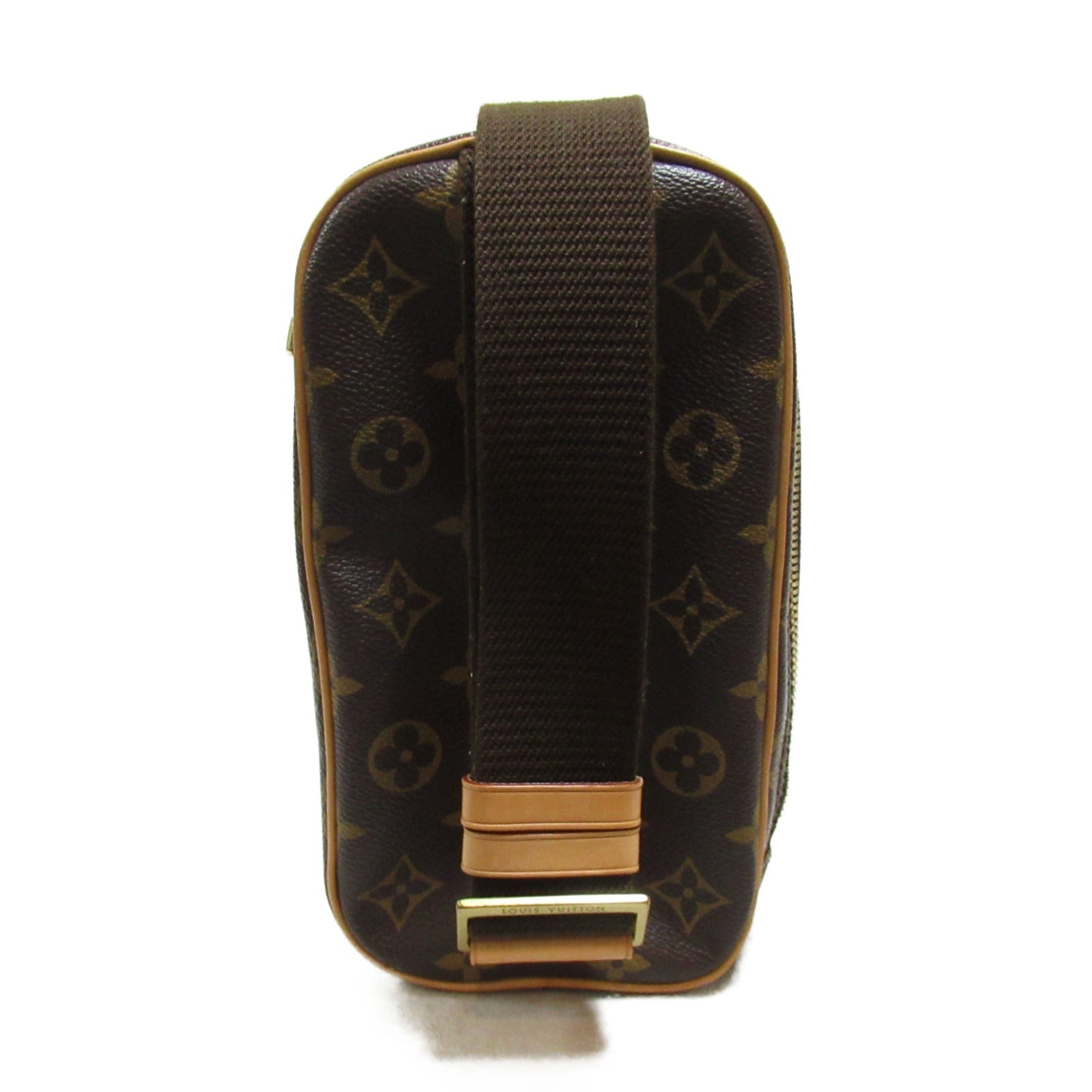 ルイ・ヴィトン LOUIS VUITTON ポシェット ガンジュ ウエストバッグ ウエストバッグ ボディバッグ バッグ PVCコーティングキャンバス モノグラム レディース ブラウン系 M51870 【中古】｜BRANDOFF