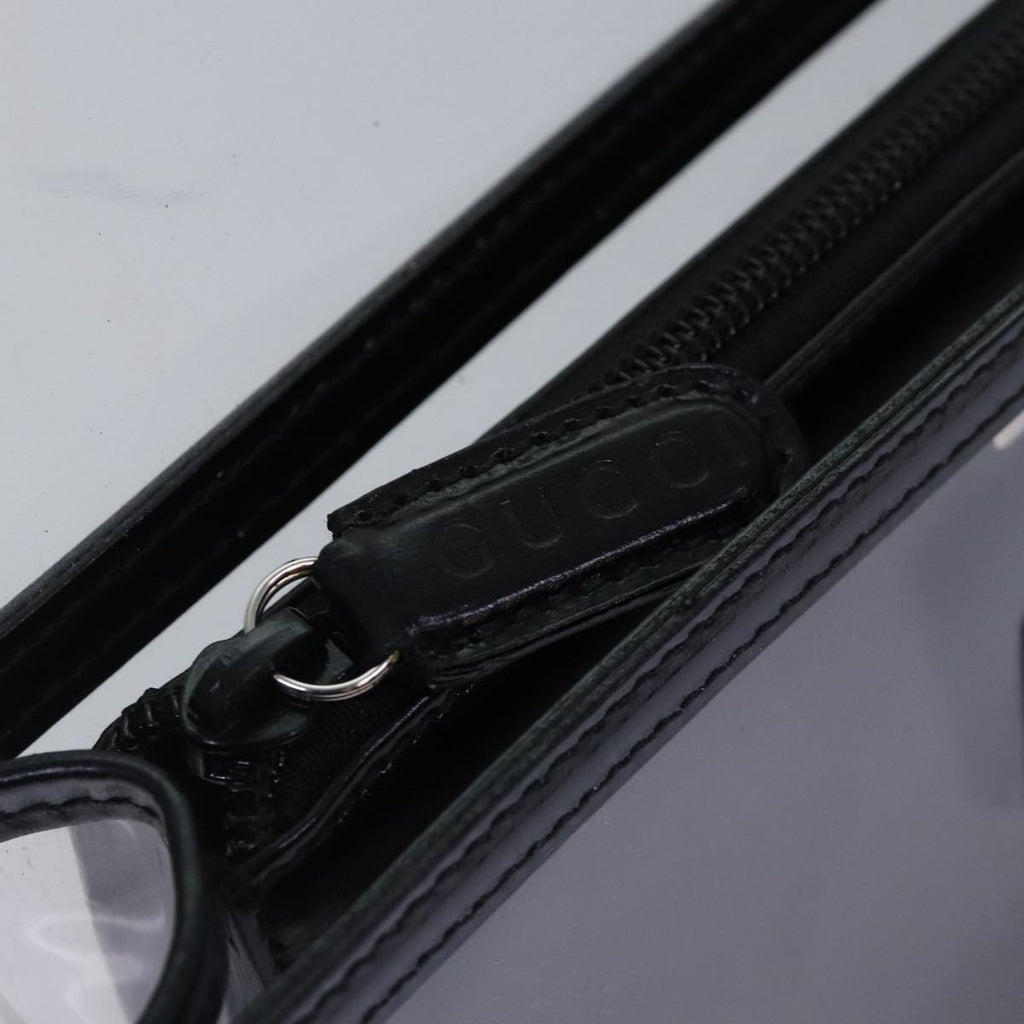 GUCCI Clutch Bag Vinyl Clear 86043