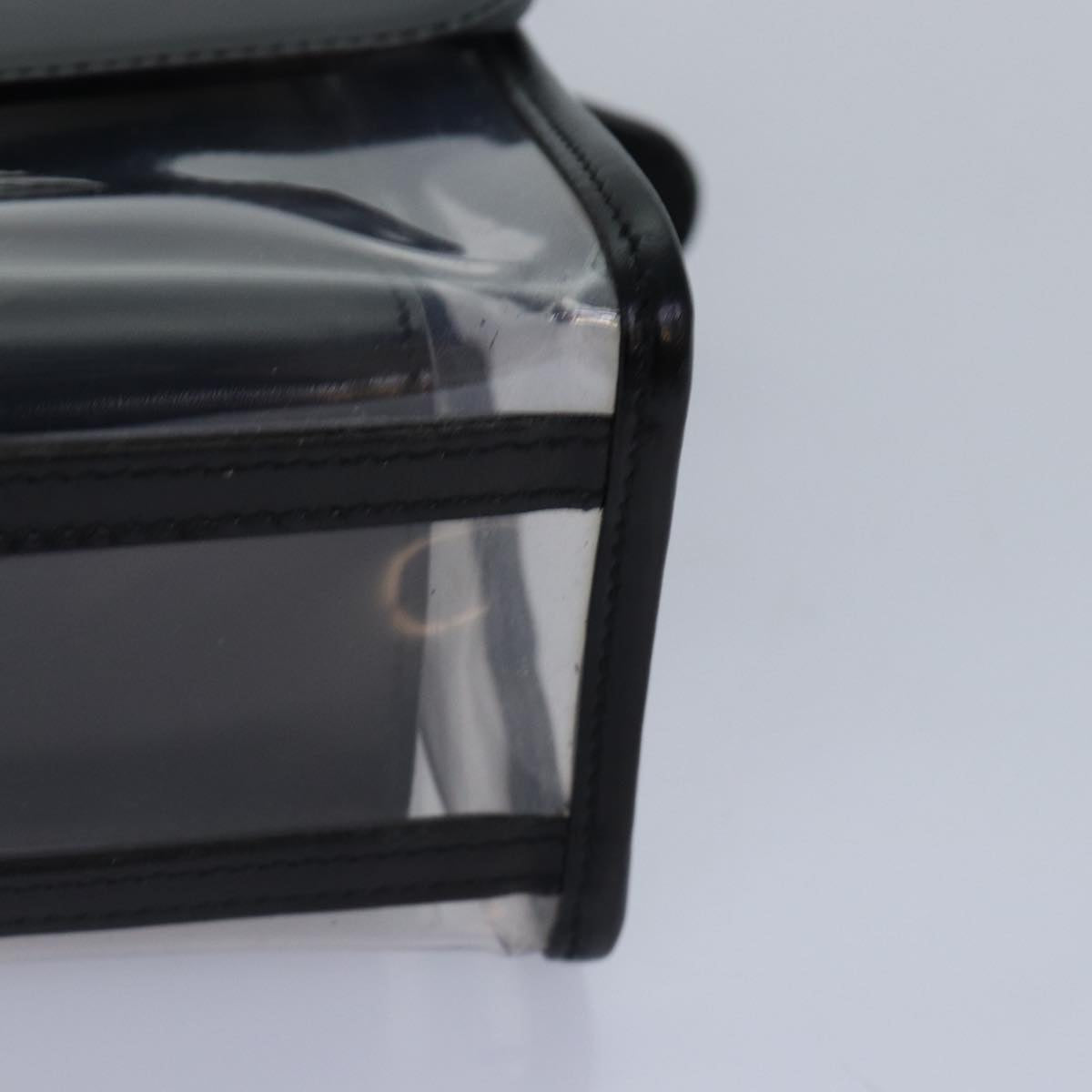 GUCCI Clutch Bag Vinyl Clear 86043