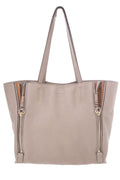 Chloe Beige & Brown Leather & Suede Milo Tote