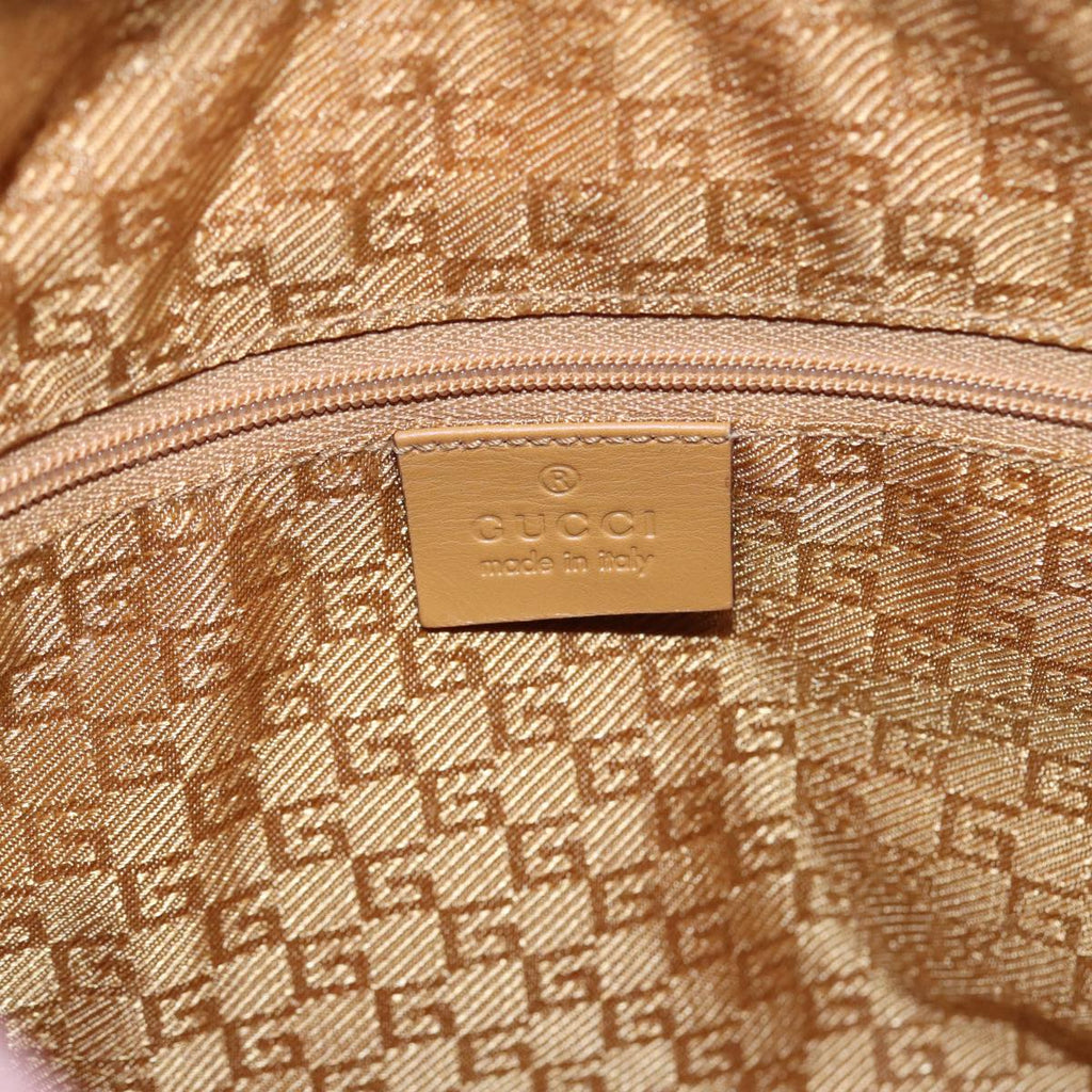 GUCCI Hand Bag Suede Pink Gold 001 3386 86157