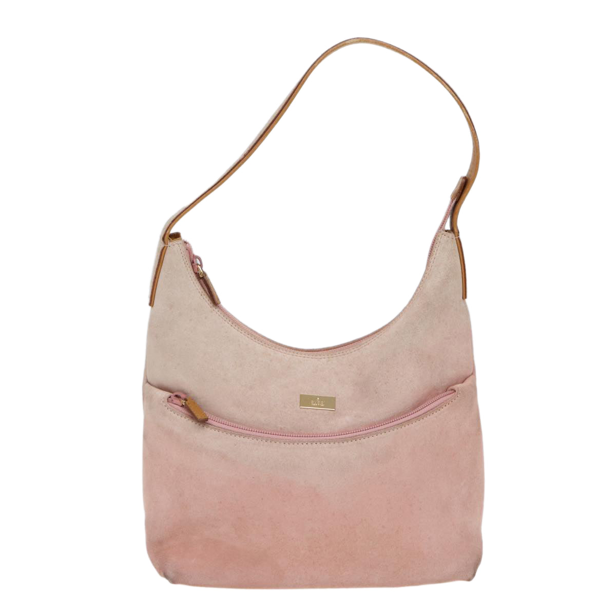 GUCCI Hand Bag Suede Pink Gold 001 3386 86157