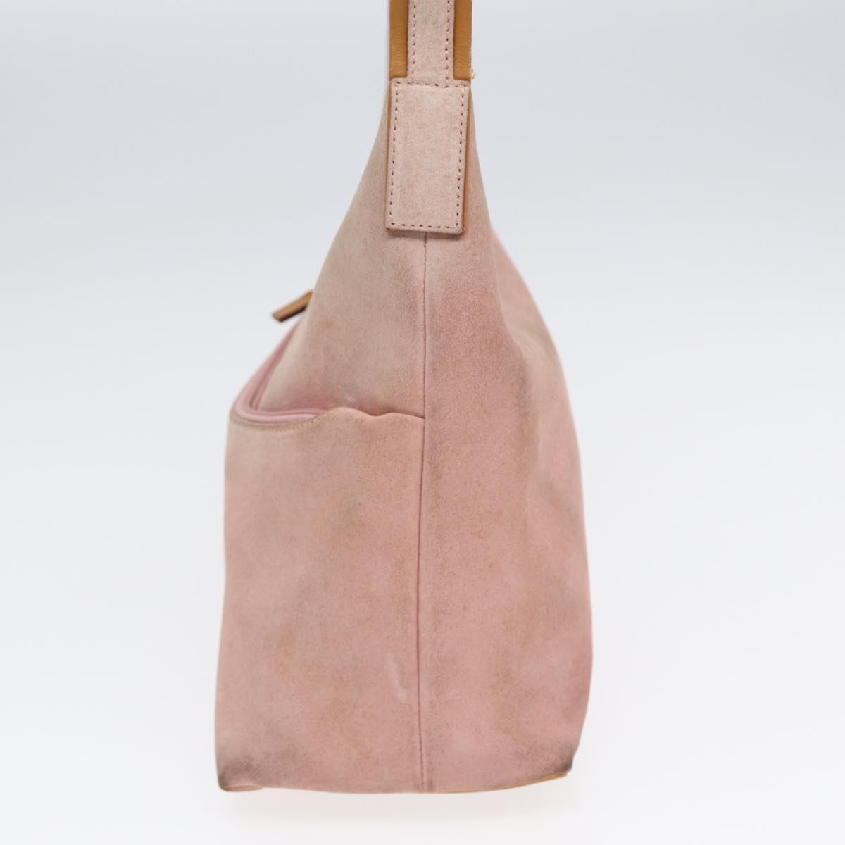 GUCCI Hand Bag Suede Pink Gold 001 3386 86157