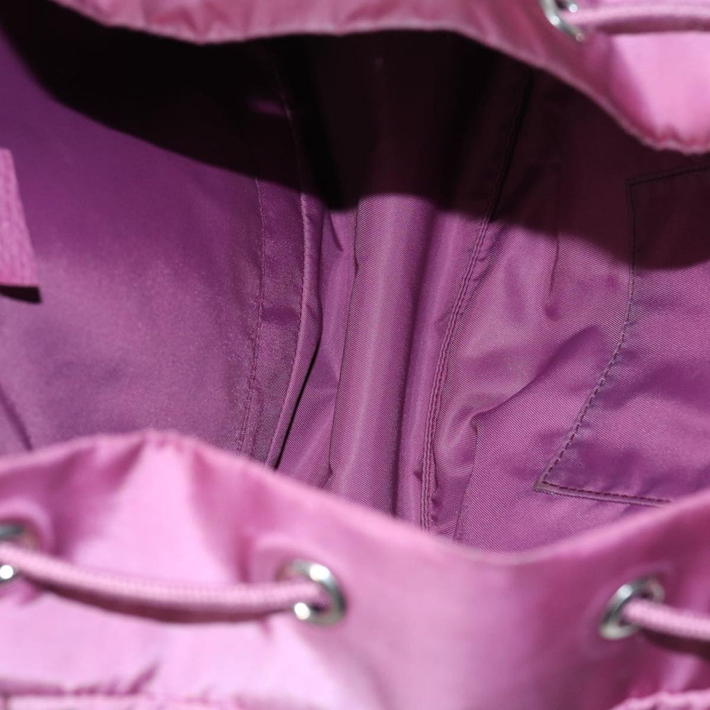 GUCCI GG Canvas Backpack Nylon Purple Silver 406361 86158