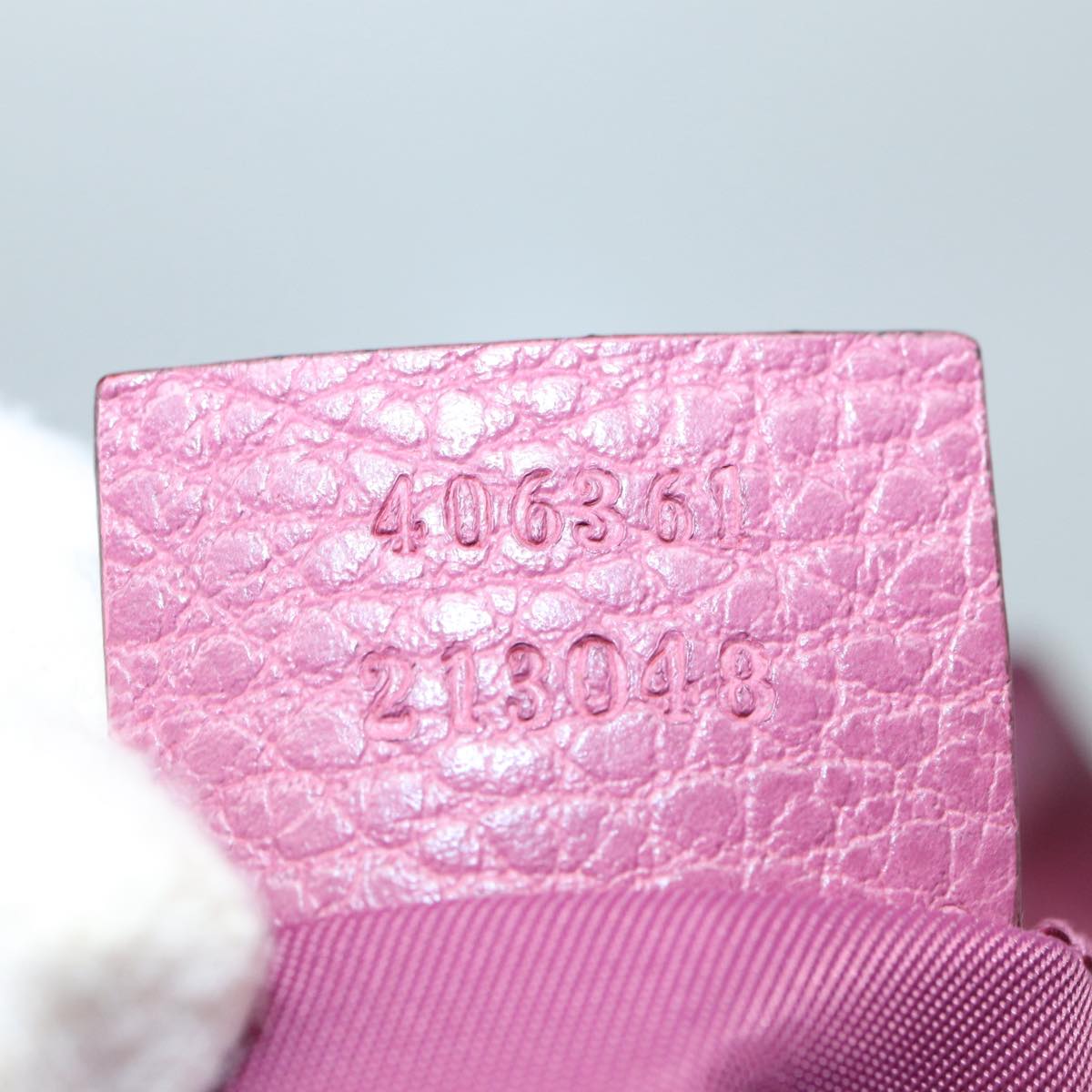 GUCCI GG Canvas Backpack Nylon Purple Silver 406361 86158