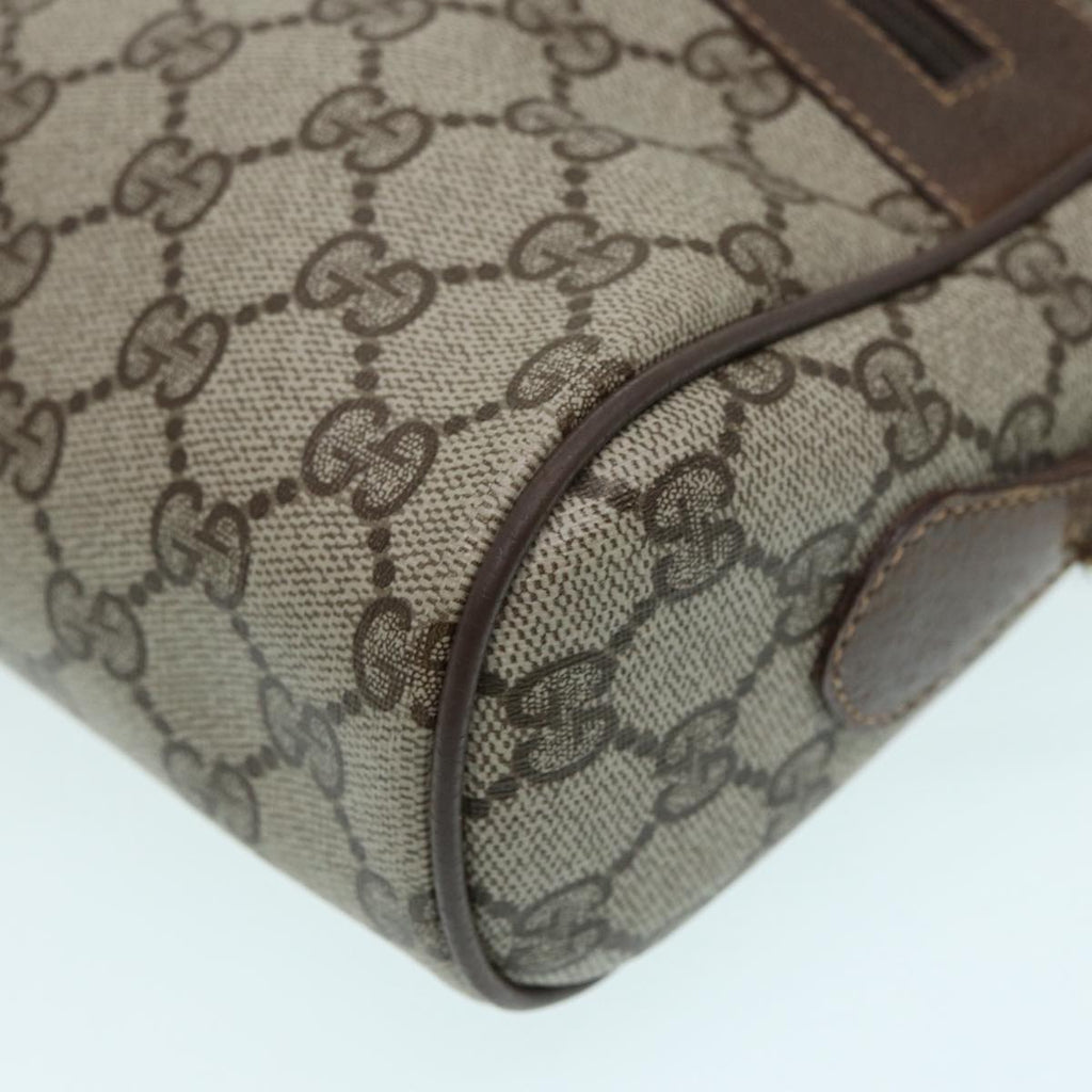 GUCCI GG Supreme Web Sherry Line Shoulder Bag Beige Gold 56 02 005 86167