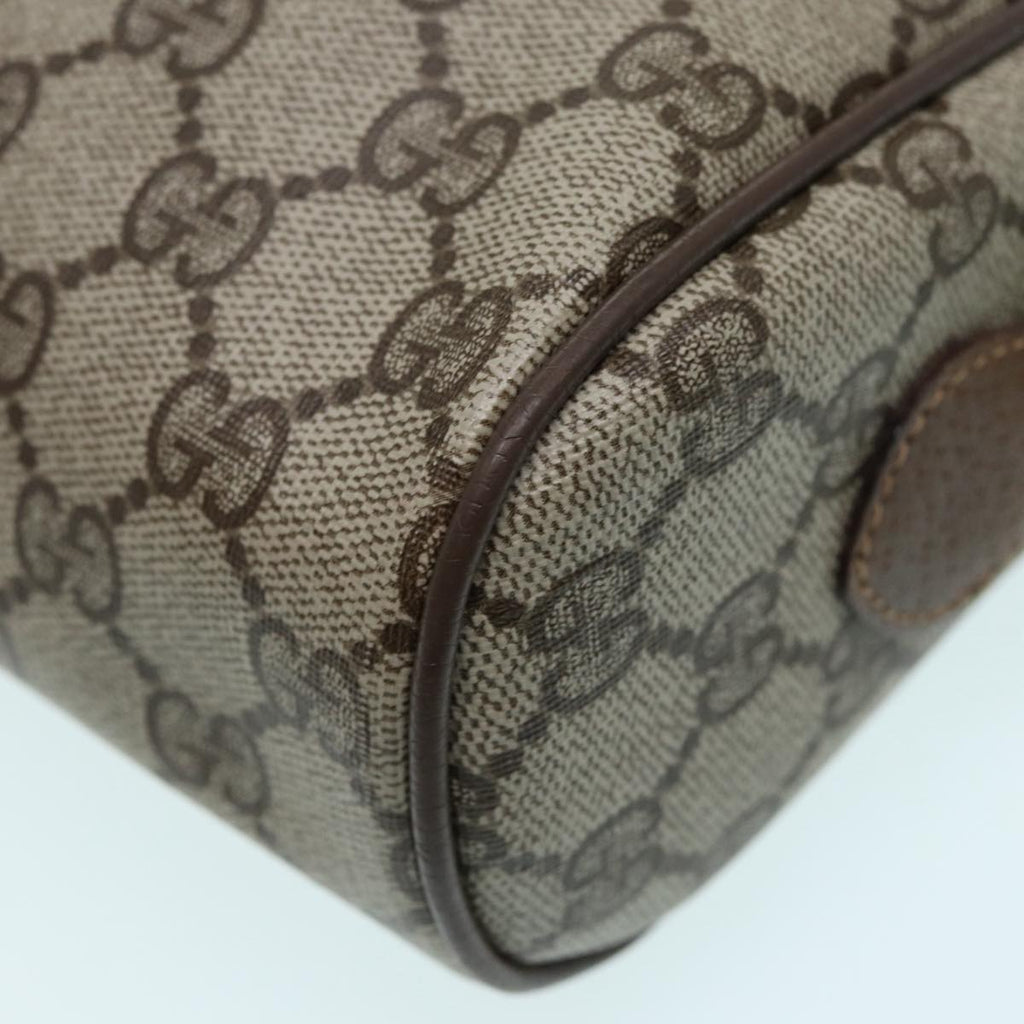 GUCCI GG Supreme Web Sherry Line Shoulder Bag Beige Gold 56 02 005 86167