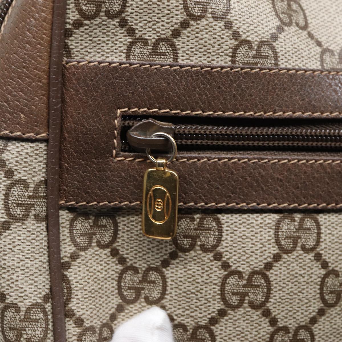 GUCCI GG Supreme Web Sherry Line Shoulder Bag Beige Gold 56 02 005 86167