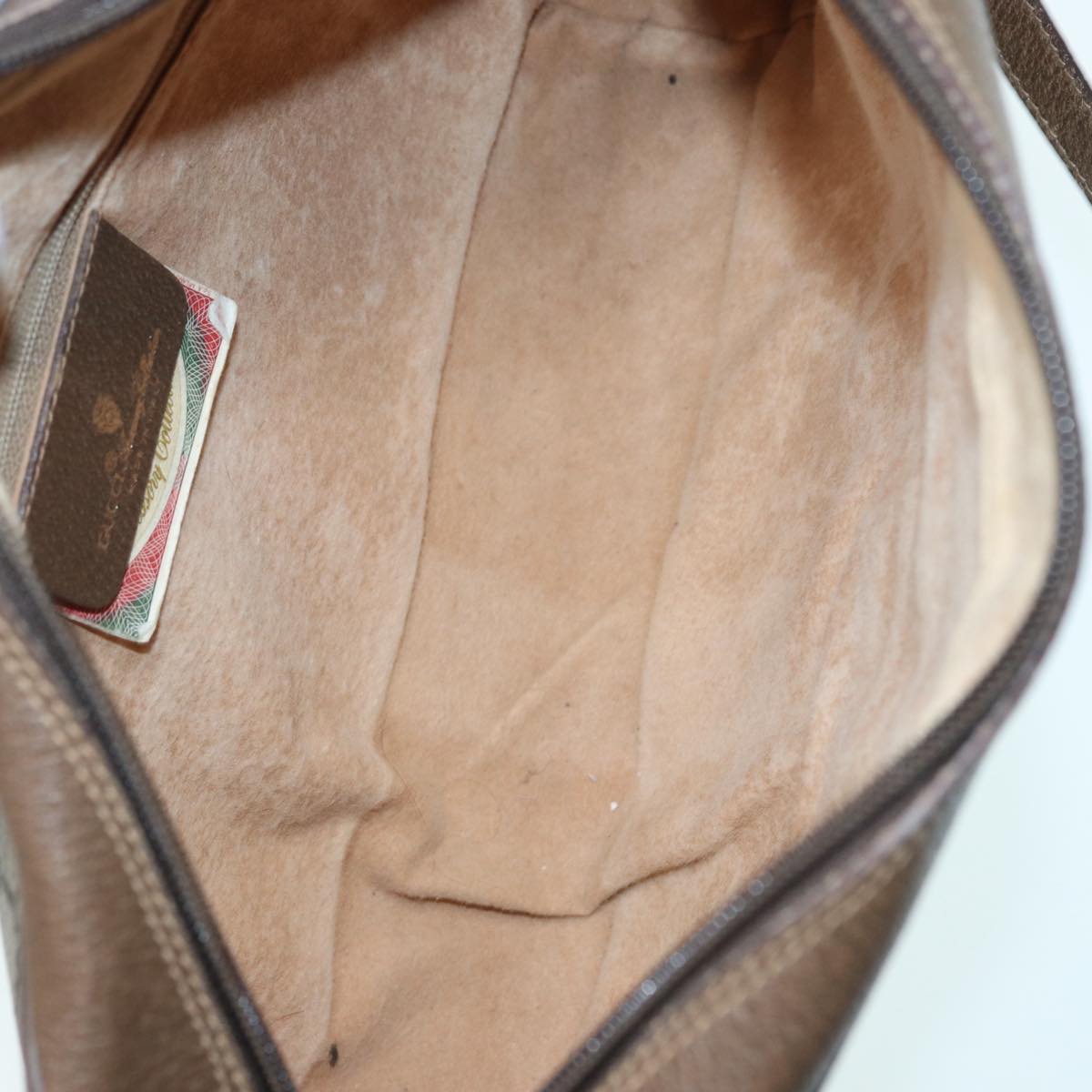 GUCCI GG Supreme Web Sherry Line Shoulder Bag Beige Gold 56 02 005 86167