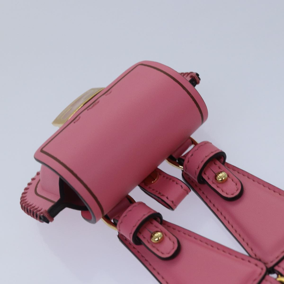 FENDI AirPods Case Pouch Leather Pink 86208