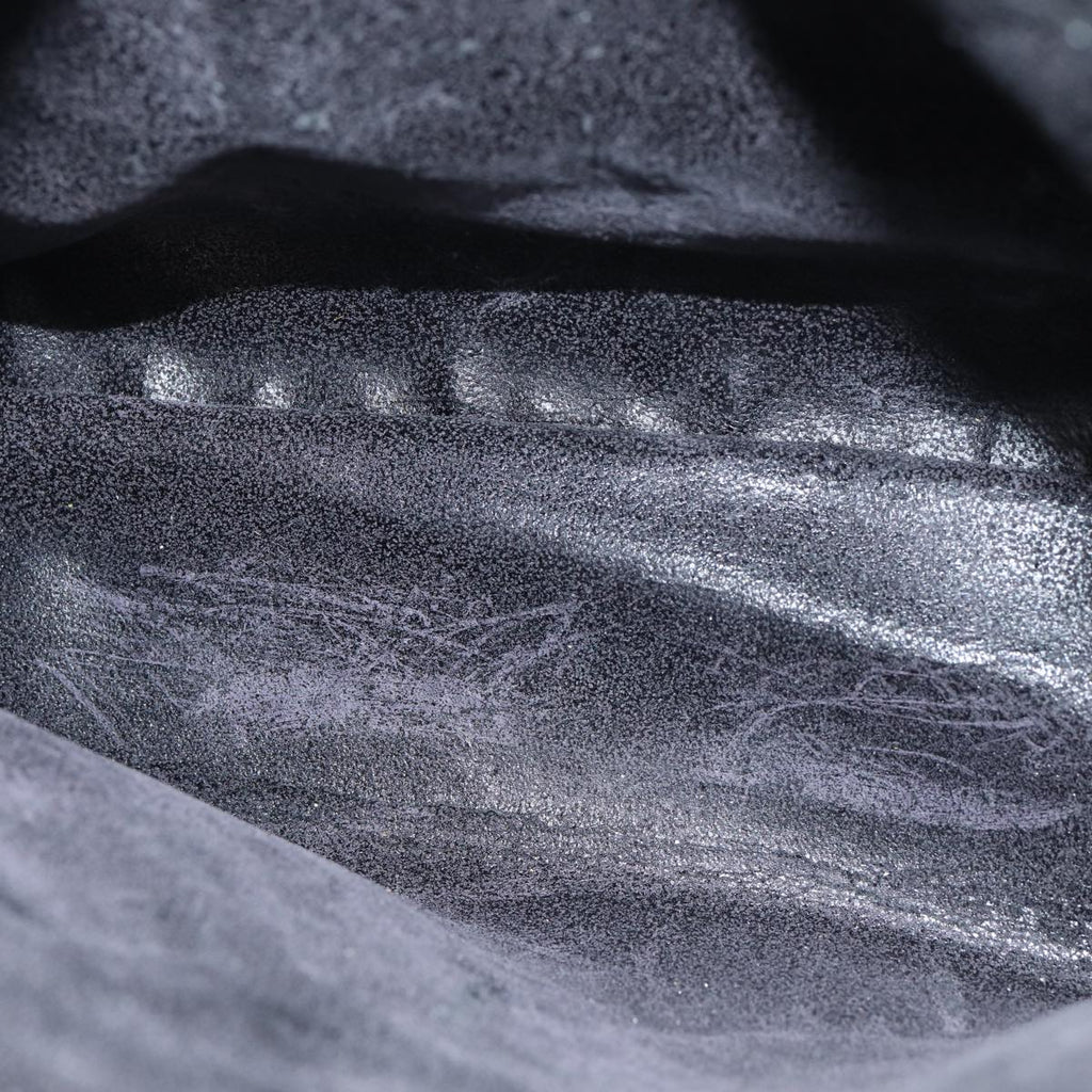 GUCCI Bamboo Hand Bag Suede Black Gold 002 2853 0260 0 86258