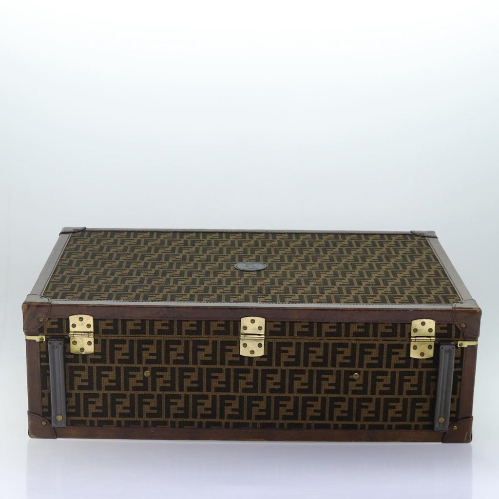 FENDI Zucca Canvas Trunk Brown 86274